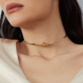 Imagem do produto Pulseira Navete 4 Garra Curvo Abaluado Vazado Folheado a Ouro 18K