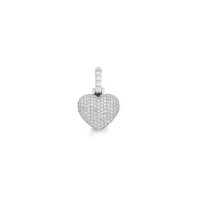 Imagem do produto Pingente Moissanite Cravejado com Pontos de Luz na Base em Prata 925