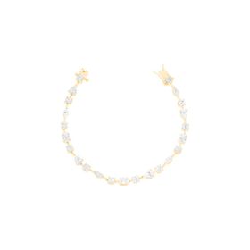 Imagem do produto Pulseira Com Cristais Zircônias Folheado a Ouro 18K
