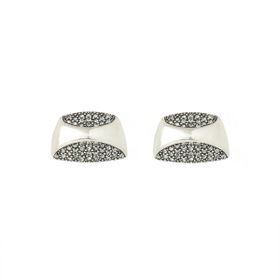 Imagem do produto Brinco Midi Op Art Prata Boho by Hector Albertazzi