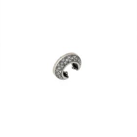Imagem do produto Brinco Piercing Cristais Op Art Prata Boho by Hector Albertazzi