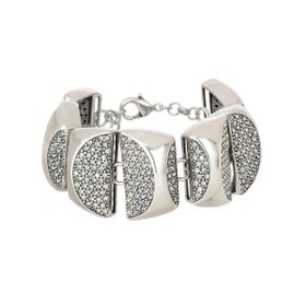 Imagem do produto Pulseira Conceito Op Art Prata Boho by Hector Albertazzi