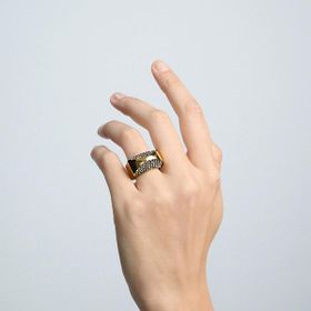Imagem do produto Anel Op Art Ouro Vintage by Hector Albertazzi