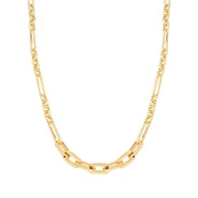 Imagem do produto Colar de Elos Retangulares Alongados Folheado a Ouro 18K