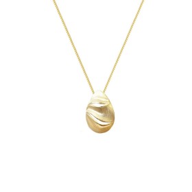 Imagem do produto Colar Gota Vazado com Textura Folheado a Ouro 18K
