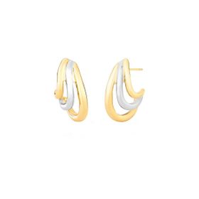 Imagem do produto Brinco Garras Lisas MIX Curvadas Folheado a Ouro 18K