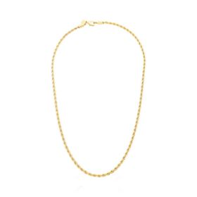Imagem do produto Colar Cordão Torcido Liso Folheado a Ouro 18K