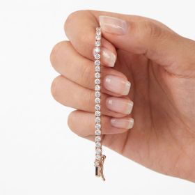 Imagem do produto Extensor Riviera de Zircônias Folheado a Ouro 18K
