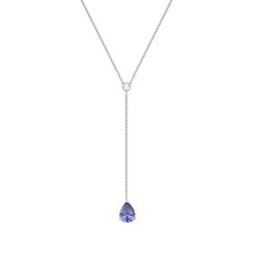 Imagem do produto Colar Cristal Gota Tanzanita em Prata 925
