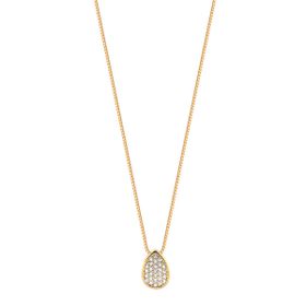 Imagem do produto Conjunto Gota Pavê de Zircônia Folheado a Ouro 18K
