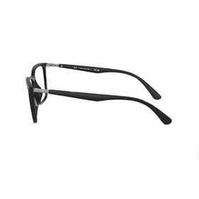 Imagem do produto Óculos Grau Ray-Ban Retangular Fosco Preto Injetado