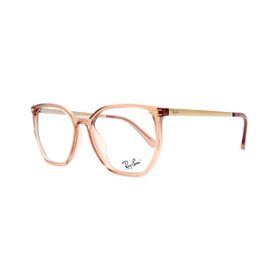 Imagem do produto Óculos Grau Ray-Ban Polido Caramelo Translúcido Irregular