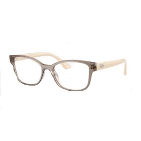 Imagem do produto Óculos Grau Ray-Ban Borboleta Polido Caramelo Translúcido Injetado
