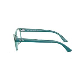 Imagem do produto Óculos Grau Ray-Ban Polido Translucent Teal Injetado