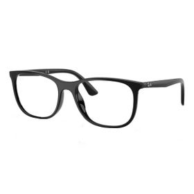 Imagem do produto Óculos Grau Ray-Ban Quadrado Polido Preto Injetado