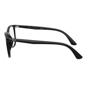 Imagem do produto Óculos Grau Ray-Ban Quadrado Polido Preto Injetado