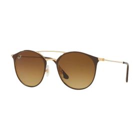 Imagem do produto Óculos Solar Ray-Ban Redondo Marrom Degradê Acetato