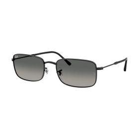 Imagem do produto Óculos Solar Ray-Ban Retangular Polido Preto Fino Metal