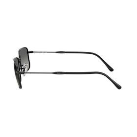 Imagem do produto Óculos Solar Ray-Ban Retangular Polido Preto Fino Metal