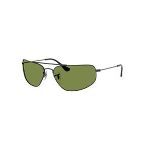 Imagem do produto Óculos Solar Ray-Ban Aviador Preto com Lente Verde Metal
