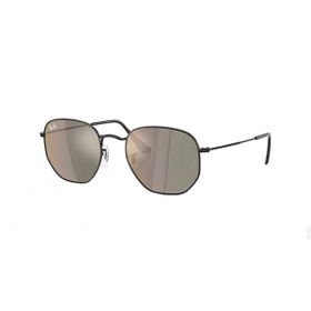 Imagem do produto Óculos Solar Ray-Ban Hexagonal Flat Polido Preto em Metal