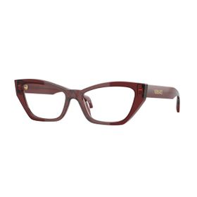 Imagem do produto Óculos Grau Versace Gatinho Vinho Transparente Acetato