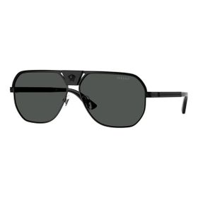 Imagem do produto Óculos Solar Versace Aviador Preto Fosco em Metal