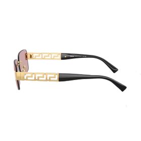 Imagem do produto Óculos Solar Versace Quadrado Dourado Metal
