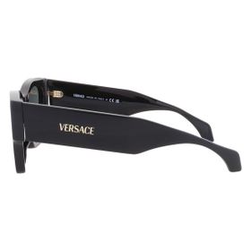 Imagem do produto Óculos Solar Versace Quadrado Preto Acetato