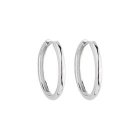 Imagem do produto Brinco Argola de Click Liso em Prata 925