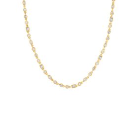Imagem do produto Colar Riviera com Cristais Geométricos Folheado a Ouro 18K