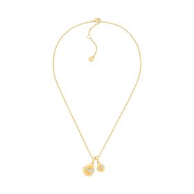 Imagem do produto Colar Sentimental Liso com Zircônia Folheado a Ouro 18K