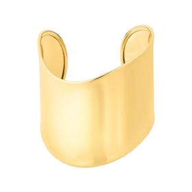 Imagem do produto Pulseira Bracelete Bracelete Liso Ondulado Folheado a Ouro 18K