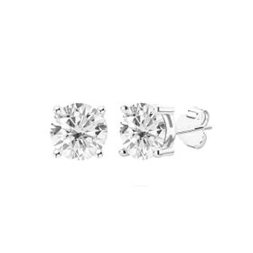 Imagem do produto Brinco Solitário Moissanite 11MM Ponto de Luz em Prata 925