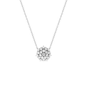 Imagem do produto Colar Floco de Moissanite 2.5MM Pontos de Luz em Prata 925