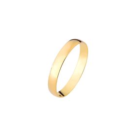 Imagem do produto Anel Aliança Anatômica Meia Cana 3X0,90MM em Ouro 10K