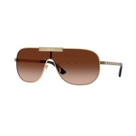 Imagem do produto Óculos Solar Versace Aviador Dourado com Lente Marrom Degradê Metal