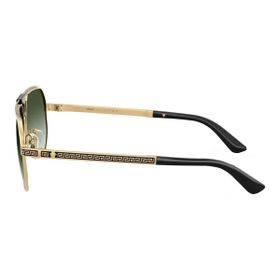 Imagem do produto Óculos Solar Versace Aviador Dourado Lente Verde Metal