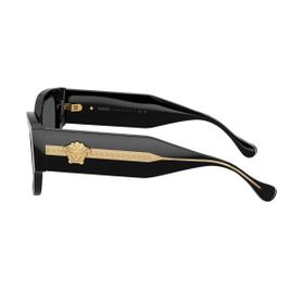 Imagem do produto Óculos Solar Versace Cat Eye Quadrado Preto em Acetato