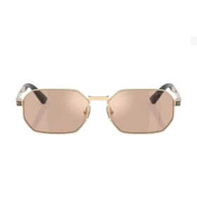 Imagem do produto Óculos Solar Versace Retangular Ouro Pálido em Metal