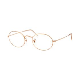 Imagem do produto Óculos Grau Ray-Ban Oval Ouro Rosê Metal