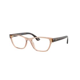Imagem do produto Óculos Grau Ray-Ban Retangular Caramelo Translúcido Injetado