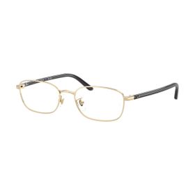 Imagem do produto Óculos Grau Ray-Ban Retangular Dourado e Preto Metal