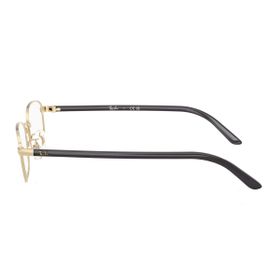Imagem do produto Óculos Grau Ray-Ban Retangular Dourado e Preto Metal