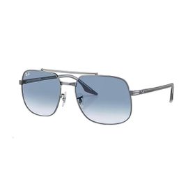 Imagem do produto Óculos Solar Ray-Ban Aviador Chumbo Lente Azul em Metal