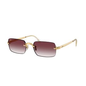 Imagem do produto Óculos Solar Ray-Ban by A$AP Rocky Dourado e Vermelho Metal