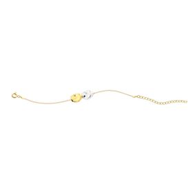 Imagem do produto Pulseira MIX de Pingentes Lisos Orgânico Folheado a Ouro 18K