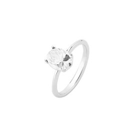 Imagem do produto Anel Moissanite 6X8 Oval 4 Garras em Prata 925
