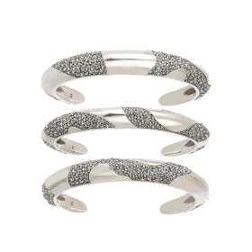 Imagem do produto Pulseira Kit Bangle Animal Print Prata Boho by Hector Albertazzi