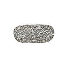 Imagem do produto Anel Maxi Strass Animal Print Prata Boho by Hector Albertazzi